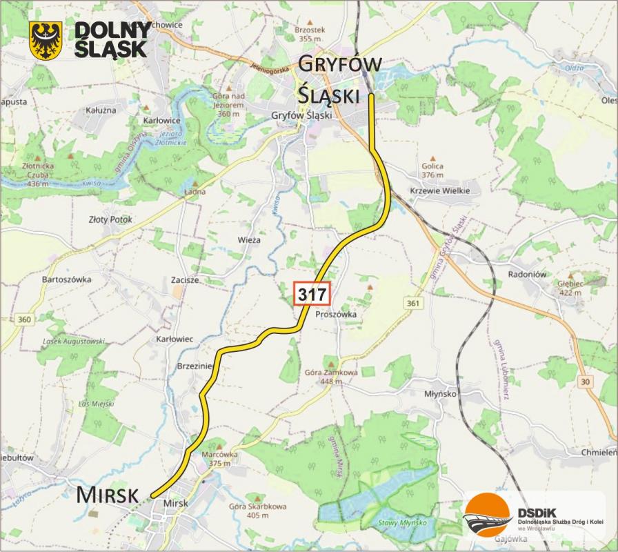 Rusza rewitalizacja linii kolejowej 317 na odcinku Gryfów Śląski-Mirsk